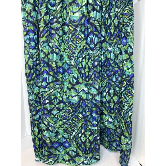 *LEMON GRASS SKIRT SIZE M, Woman’s GREEN BLUE TEAL LIGHTWEIGHT NWT - Picture 3 of 11